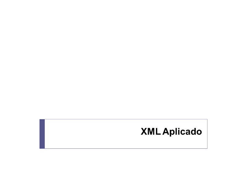 XML Aplicado